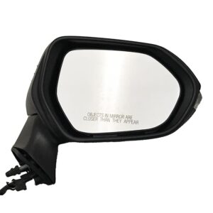 Mirrors for Toyota COROLLA 2020-2025 Passenger Side, Manual Folding, Power Adjustment, Heated, Paintable to Match, TO1321394 (=COROLLA Hatchback 19-23)