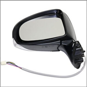 Mirrors for TOYOTA PRIUS 2015-2015 Driver Side, Manual Folding, Power Adjustment, Heated, Paintable to Match, TO1320344, w/SIGNAL LIGHT
