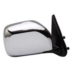 Mirrors for Toyota TACOMA 2000-2004 Passenger Side, Manual Folding, Power Adjustment, Non-Heated, Chrome, TO1321159