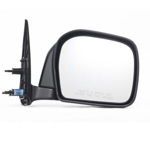 Mirrors for Toyota TACOMA 2000-2000 Passenger Side, Manual Folding, Manual Adjustment, Non-Heated, Paintable to Match, TO1321161