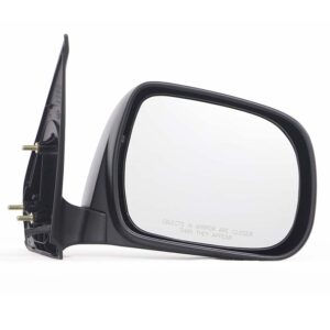Mirrors for Toyota TACOMA 2005-2010 Passenger Side, Manual Folding, Manual Adjustment, Non-Heated, Texture, TO1321204