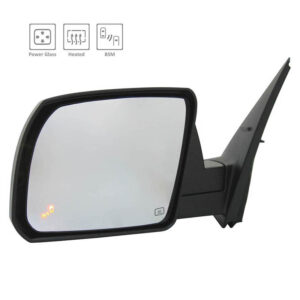 Mirrors for Toyota TUNDRA 2014-2021 Driver Side, Manual Folding, Power Adjustment, Heated, Paintable to Match, TO1320342