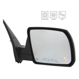 Mirrors for Toyota TUNDRA 2014-2021 Passenger Side, Manual Folding, Power Adjustment, Heated, Paintable to Match, TO1321342