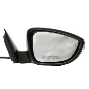Mirrors for VOLKSWAGON PASSAT 2016-2019 Passenger Side, Manual Folding, Power Adjustment, Heated, Paintable to Match, VW1321162, VW1321158